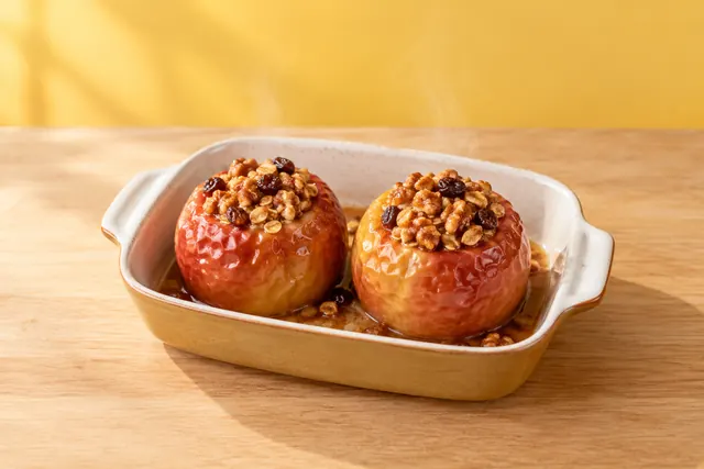 Manzanas horneadas con canela
